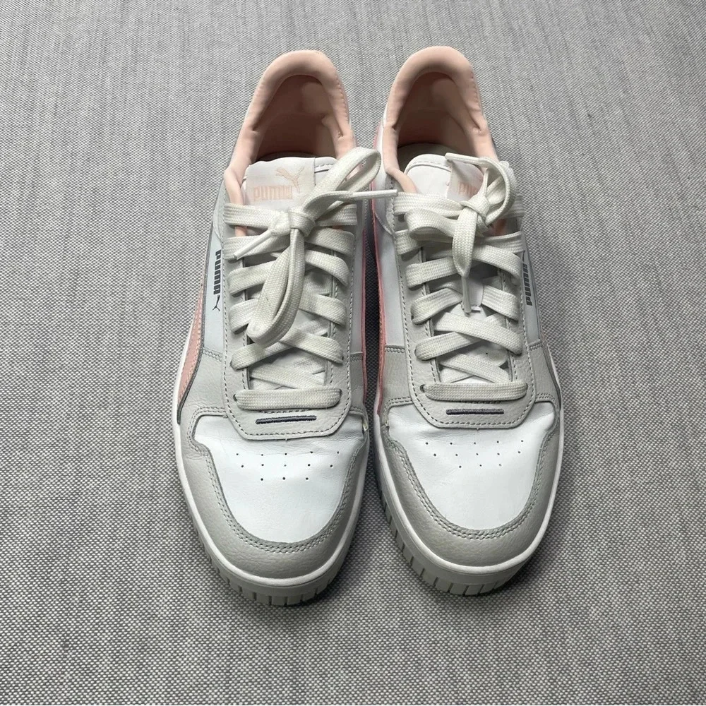 Fila Carina Street Pink and White Platform Sneakers